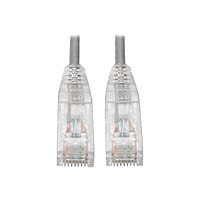 Tripp Lite Cat6 Gigabit Patch Cable Snagless UTP RJ45 Molded Slim Gray 3ft