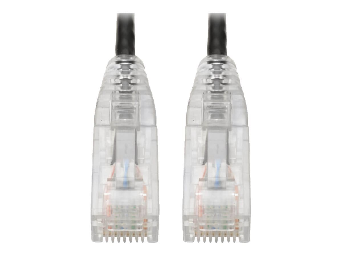 Eaton Tripp Lite Series Cat6 Gigabit Snagless Slim UTP Ethernet Cable (RJ45 M/M), PoE, Black, 5 ft. (1.52 m) - patch