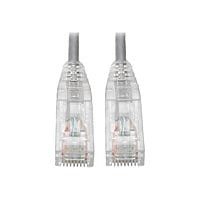 Tripp Lite Cat6 Gigabit Patch Cable Snagless UTP RJ45 Molded Slim Gray 5ft