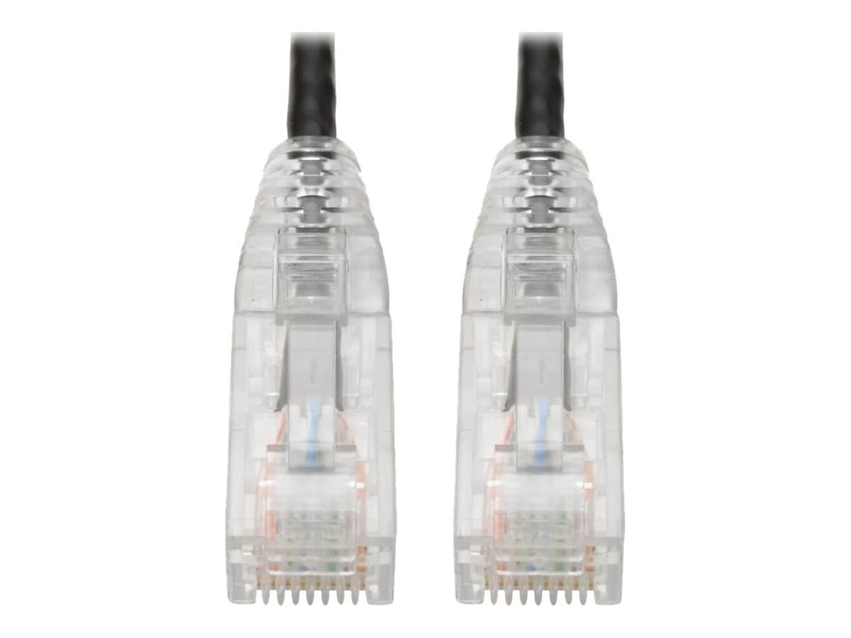 Eaton Tripp Lite Series Cat6 Gigabit Snagless Slim UTP Ethernet Cable (RJ45 M/M), PoE, Black, 6 ft. (1.83 m) - patch