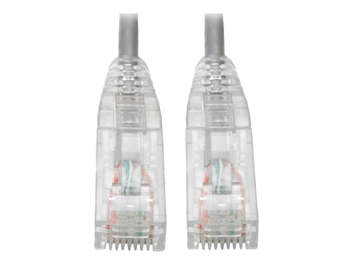 Eaton Tripp Lite Series Cat6 Gigabit Snagless Slim UTP Ethernet Cable (RJ45 M/M), PoE, Gray, 6 ft. (1.83 m) - patch