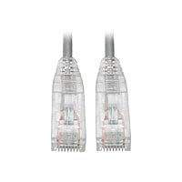 Tripp Lite Cat6 Gigabit Patch Cable Snagless UTP RJ45 Molded Slim Gray 15ft