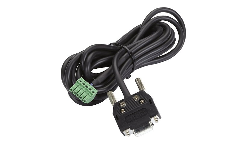 Black Box ControlBridge - serial cable - DB-9 to 5 pin terminal block - 3 m