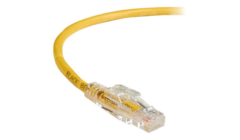Black Box GigaBase 3 CAT5e 350-MHz Lockable Patch Cable (UTP) - Yellow - pa