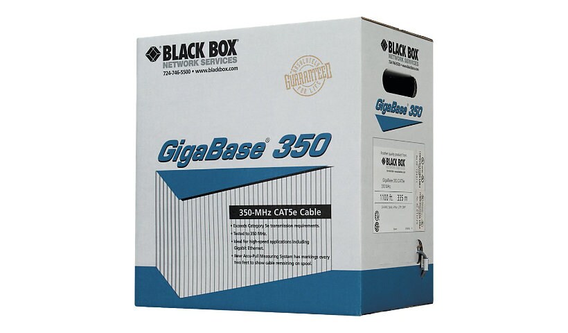 Black Box GigaBase 350 - bulk cable - 304.8 m - white