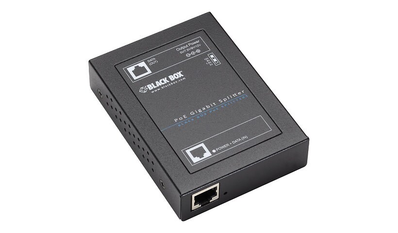 Black Box - répartiteur alimentation sous Ethernet (Power over Ethernet - PoE) - 22 Watt - Conformité TAA