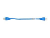 Black Box SpaceGAIN Reduced-Length - patch cable - 22.9 cm - blue