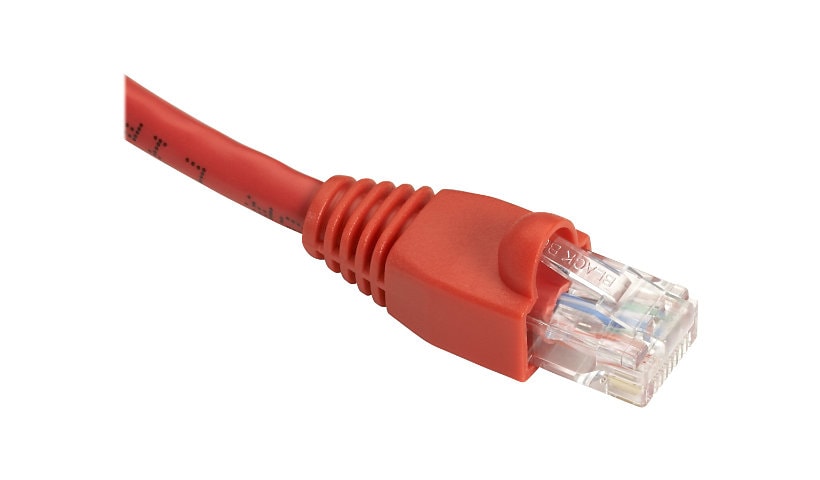 Black Box SpaceGAIN Reduced-Length - patch cable - 22.9 cm - red