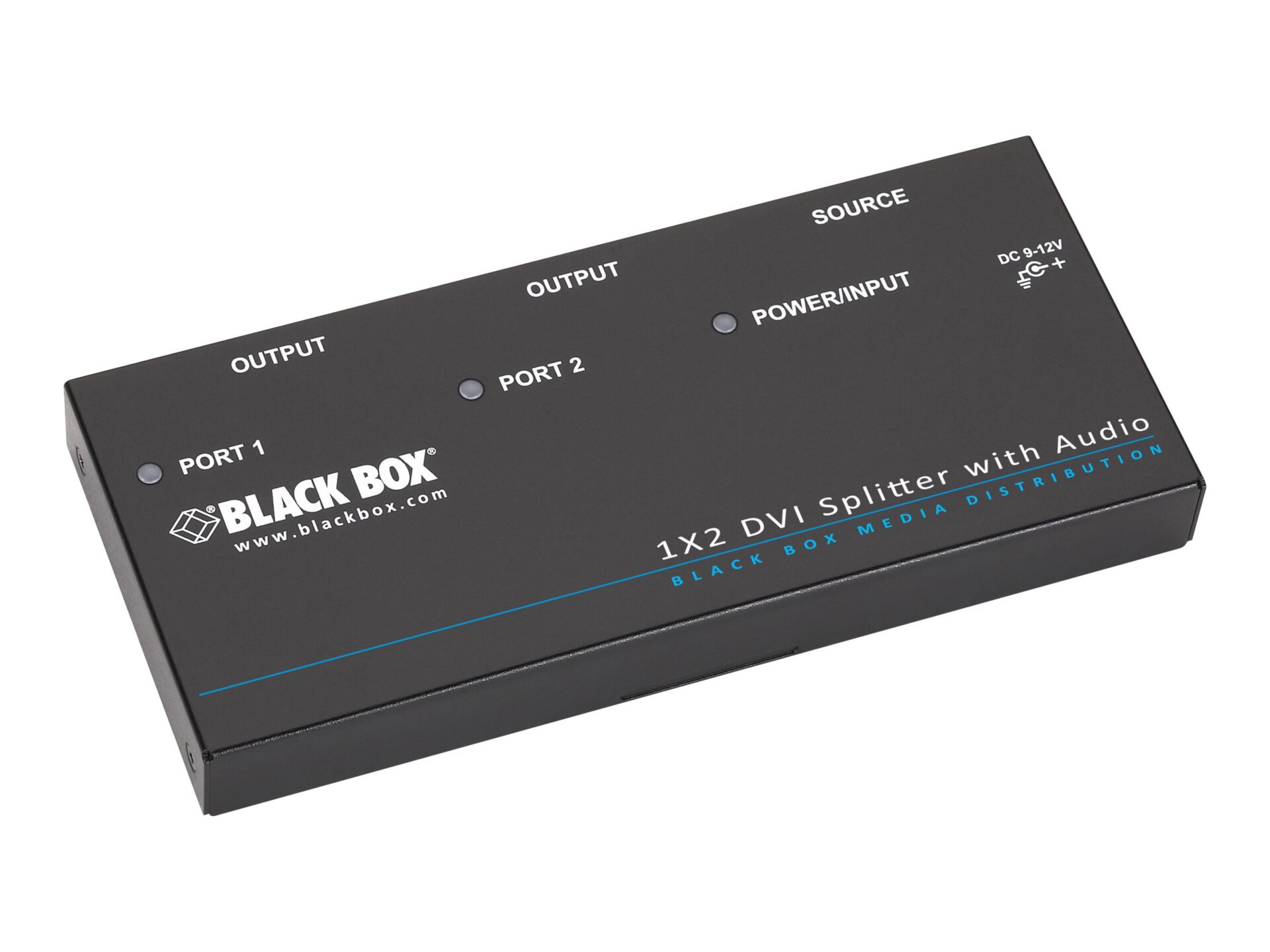 Black Box - répartiteur vidéo/audio - 2 ports