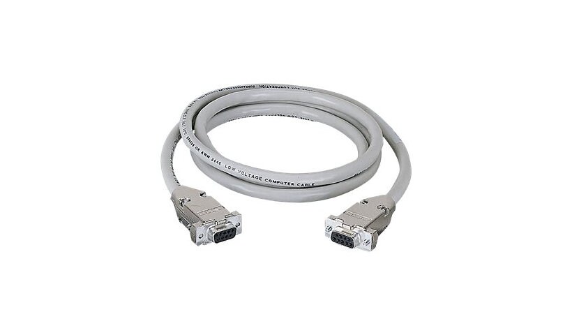 Black Box - serial extension cable - DB-9 to DB-9 - 3 m