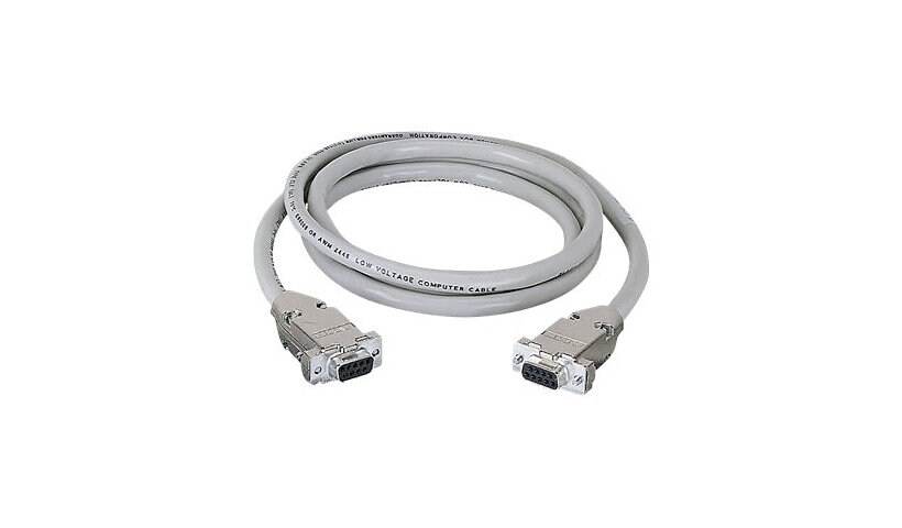 Black Box - serial extension cable - DB-9 to DB-9 - 7.6 m