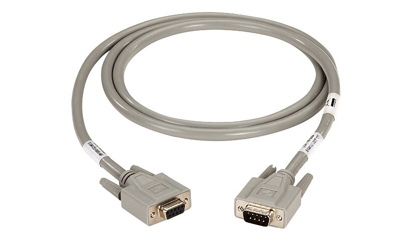 Black Box ED/Q with Nonremovable EMI/RFI Hoods - serial cable - DB-9 to DB-