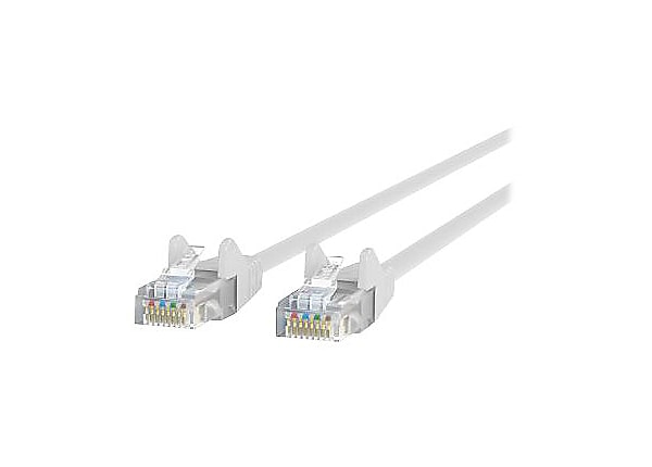 Belkin Cat6 4ft White Ethernet Patch Cable, UTP, 24 AWG, Snagless, Molded, RJ45, M/M, 4'