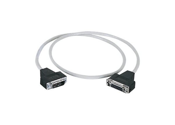 Black Box Ethernet Transceiver Cable IEEE 802.3 - Ethernet AUI cable - 91 cm - gray