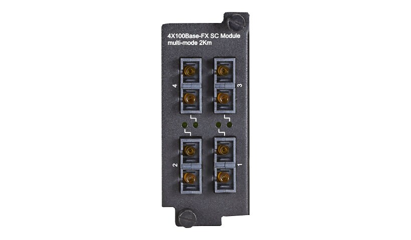 Black Box LE2700 Series Hardened Managed Modular Switch Module - switch - 4