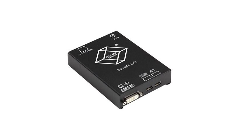 Black Box ServSwitch DVI CATx KVM Extender, Single, Receiver - rallonge KVM