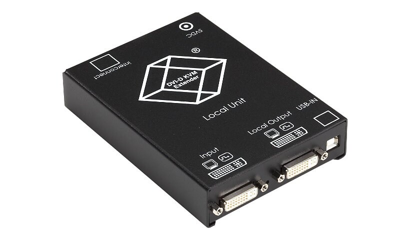 Black Box ServSwitch DVI CATx KVM Extender, Single, Transmitter - KVM exten