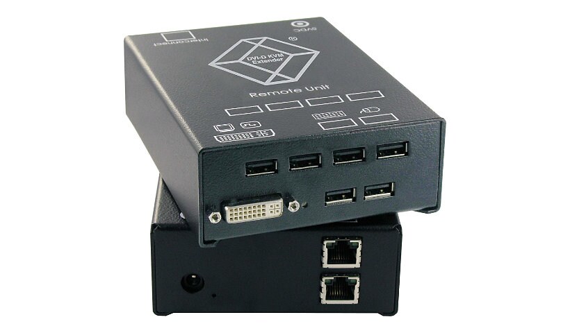 Black Box ServSwitch Single DVI-D KVM Extender with 4 USB HID Ports - KVM e