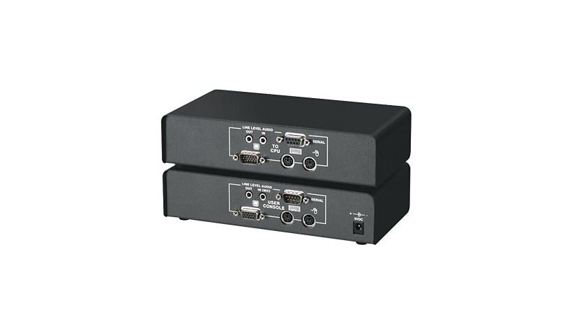 Black Box ServSwitch Brand CAT5 KVM Extender with Serial Extension and Ster