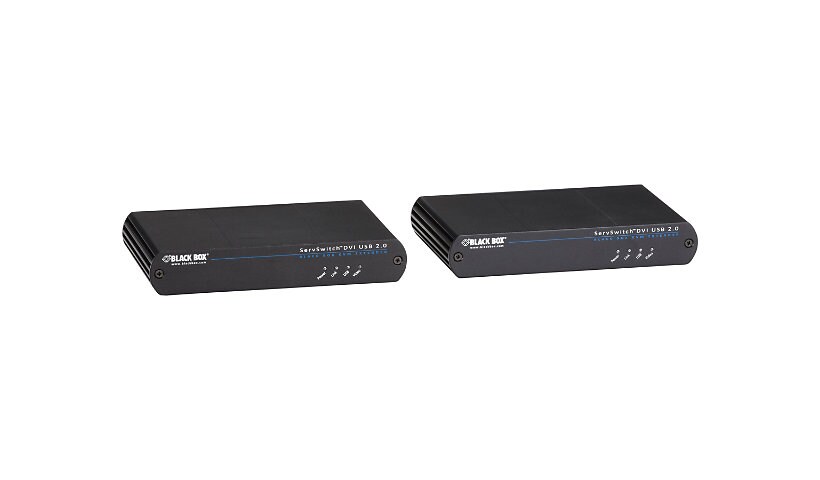 Black Box KVM Extender - DVI-D, USB 2.0, over CATx - KVM / USB extender