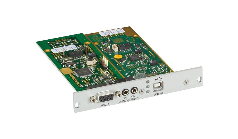 Black Box DKM FX Transmitter Modular Interface Card - audio/USB/serial exte
