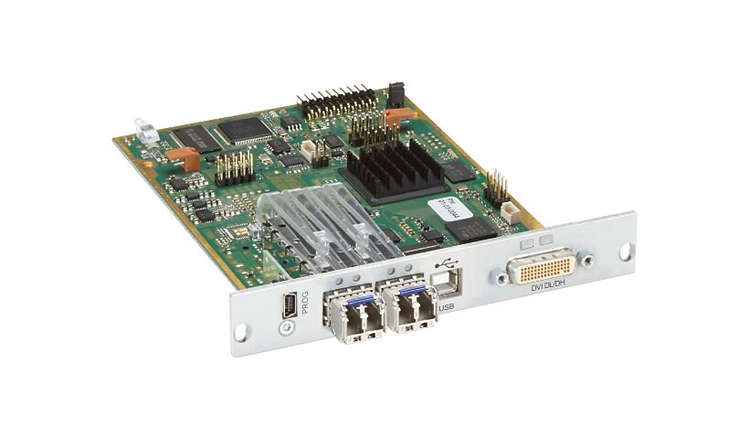 Black Box DKM KVM Transmitter Card Dual-Link DVI-D, USB-HID, Fiber, Redunda