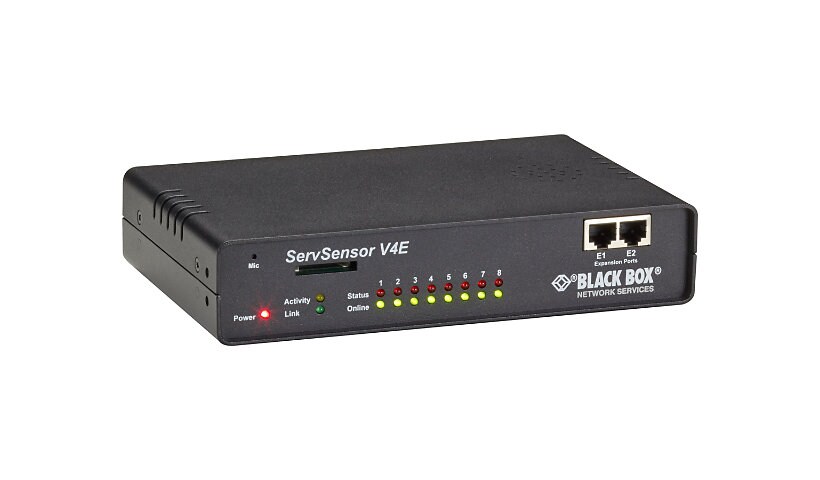Black Box AlertWerks II ServSensor V4E Hub - serveur vidéo - 4 canaux