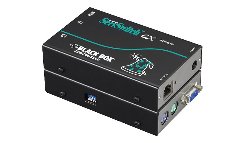 Black Box ServSwitch CX Remote Unit Basic - KVM extender
