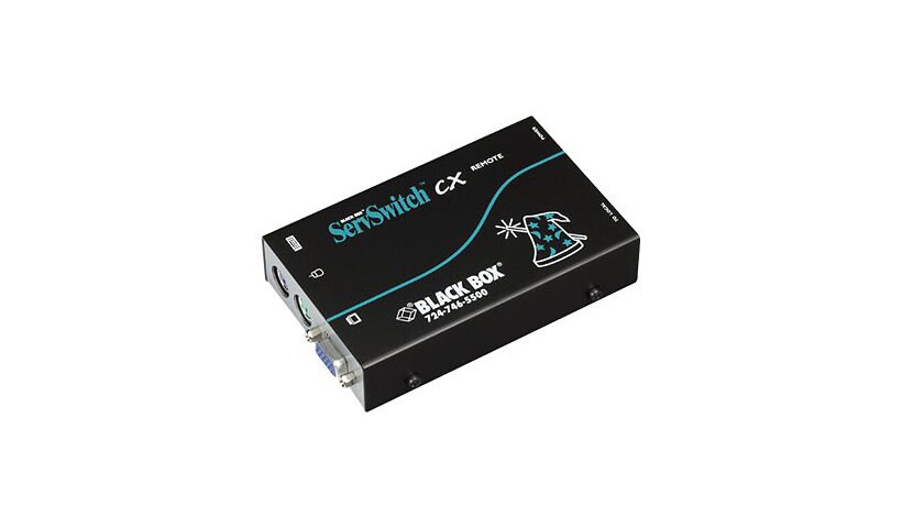 Black Box ServSwitch CX Remote Unit with Audio - KVM / audio extender