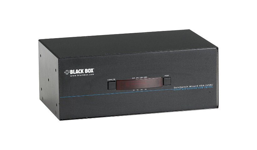 Black Box ServSwitch Wizard - KVM / audio / USB switch - 12 ports