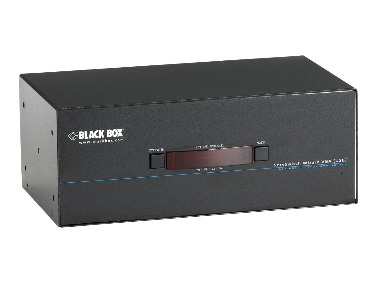 Black Box ServSwitch Wizard - KVM / audio / USB switch - 16 ports