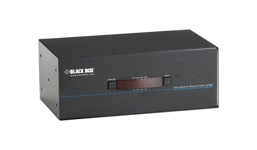Black Box ServSwitch Wizard - KVM / audio / USB switch - 16 ports