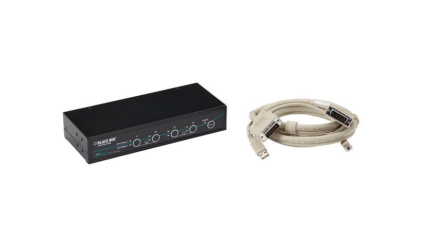 Black Box ServSwitch DT with USB 2.0 Transparent Kit - KVM / audio / USB sw