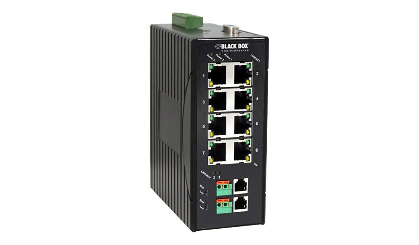 Black Box Hardened Ethernet Extender Switch - short-haul modem - 10Mb LAN,