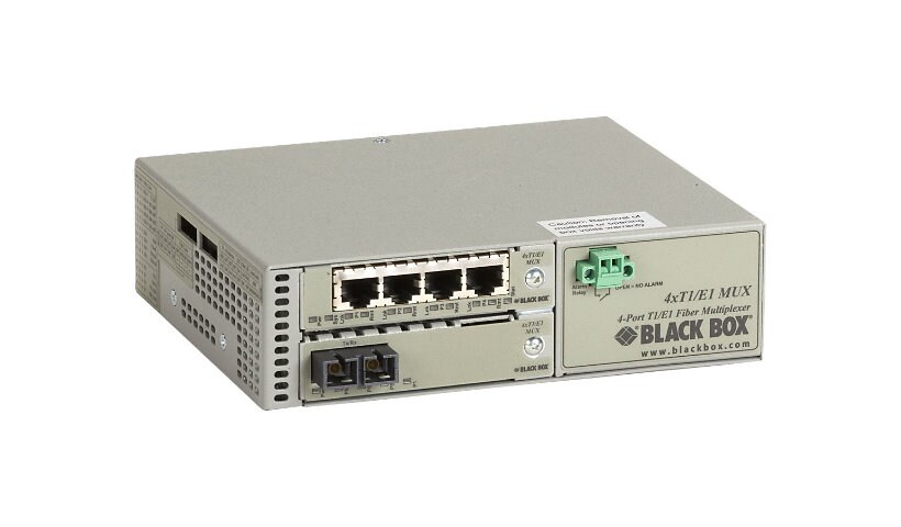 Black Box T1/E1 to Fiber Mux - multiplexor