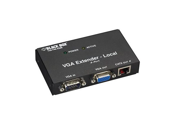 BLACK BOX 4-PORT VGA TRANSMITTER