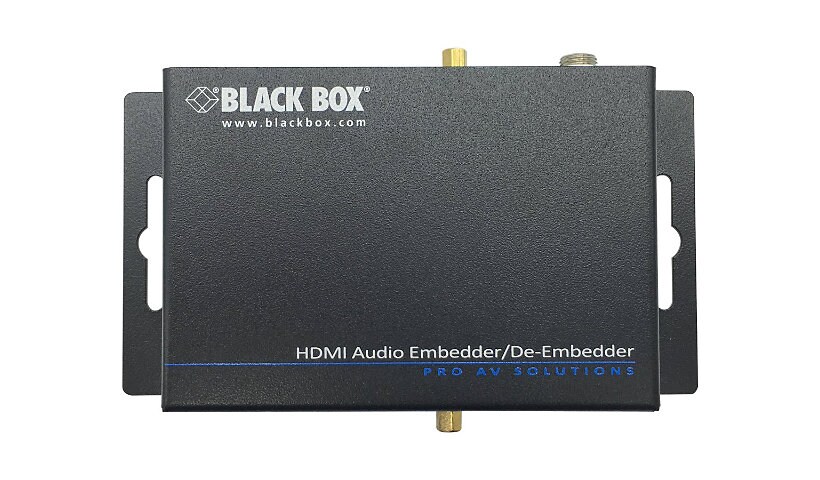 Black Box Audio Embedder/De-embedder - HDMI audio embedder / disembedder