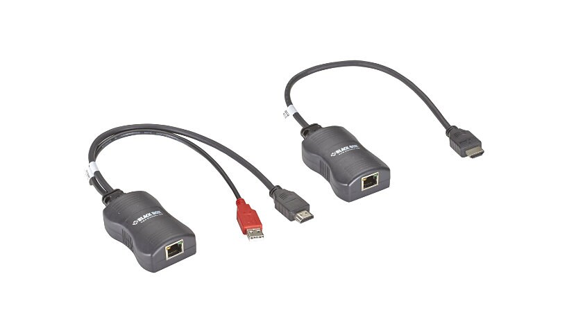 Black Box Line-Powered Extender HDMI over CATx - Kit - video/audio extender