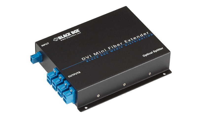 Black Box Mini Extender Fiber Spliiter - video/audio splitter - 8 ports