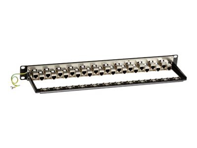 Black Box CAT6a patch panel - 1U - 19" - TAA Compliant