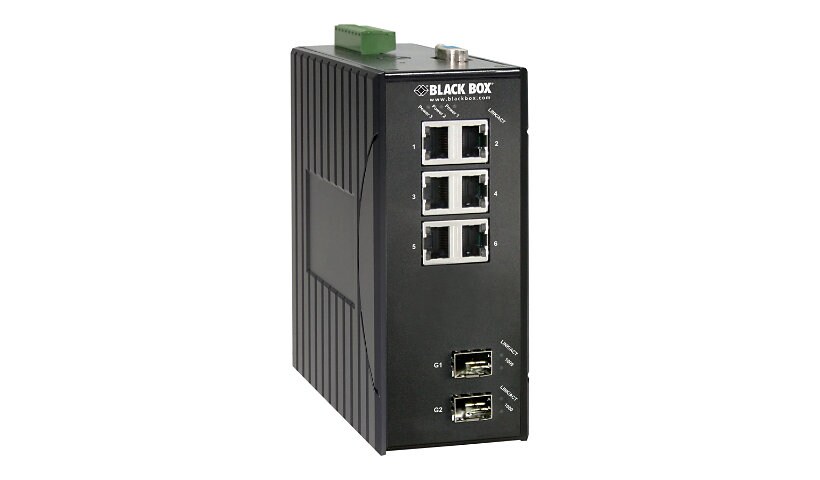 Black Box Hardened Managed Ethernet Switch - commutateur - 6 ports - Géré