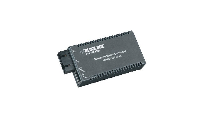 Black Box Miniature Media Converter - convertisseur de média à fibre optique