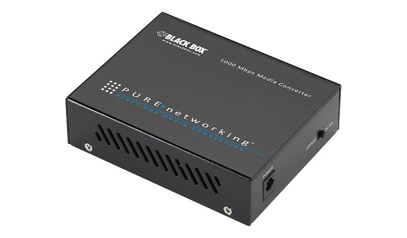 Black Box Pure Networking Gigabit Media Converter - fiber media converter -