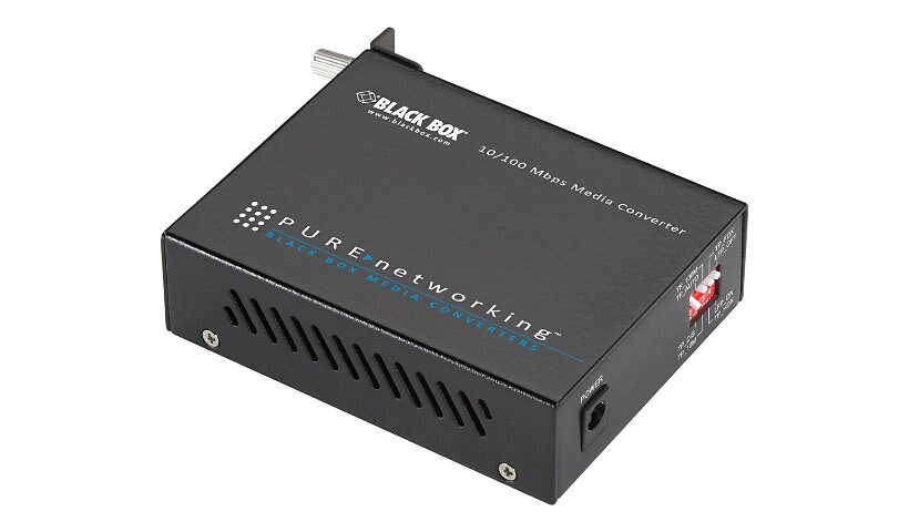 Black Box Pure Networking 10BASE-T/100BASE-TX Media Converter - fiber media