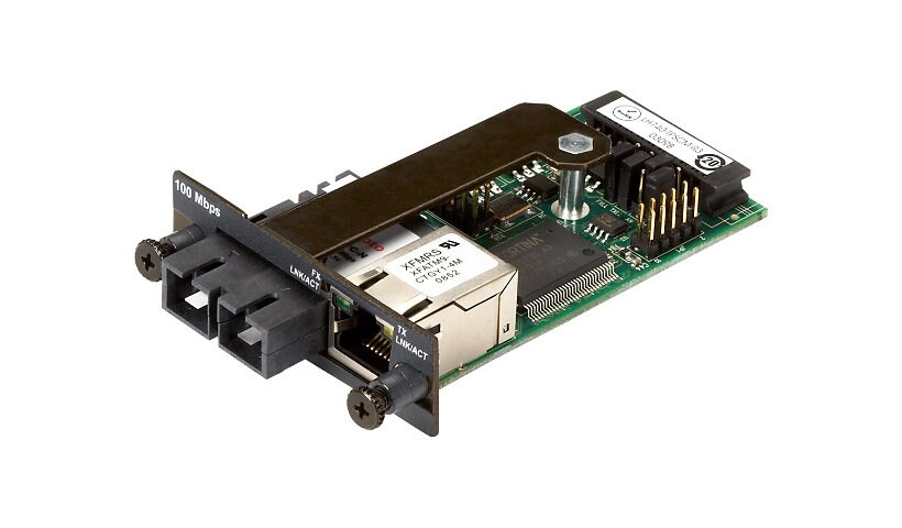 Black Box Modular Media Converter - convertisseur de média à fibre optique - 100Mb LAN