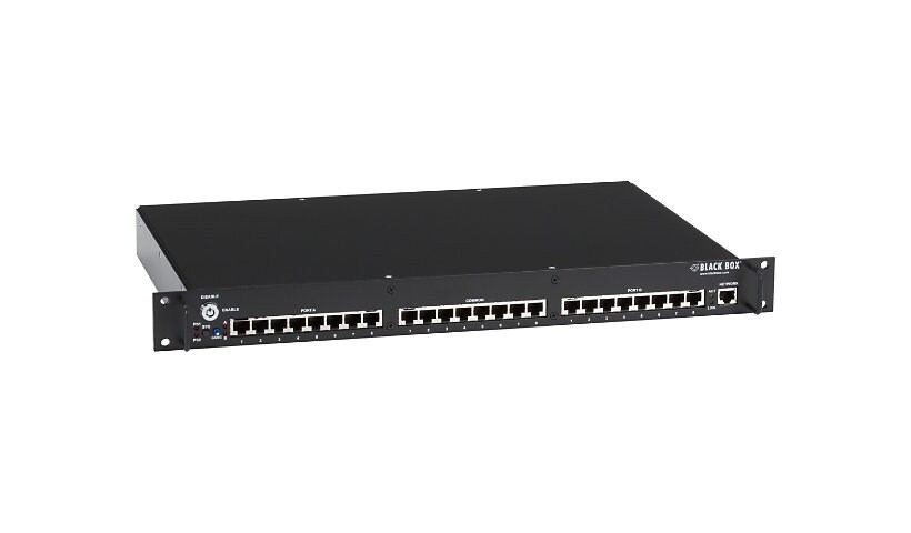 Black Box Pro Switching System NBS A/B (All 8 Pins) - switch - 8 ports - managed - rack-mountable - TAA Compliant