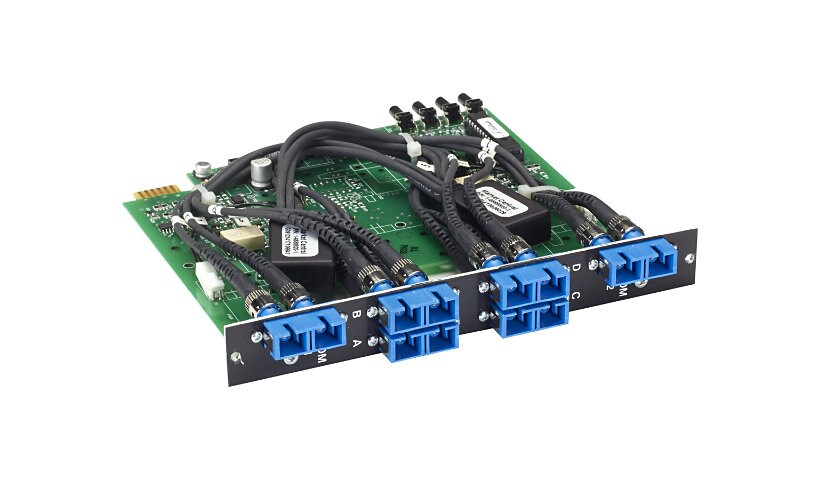 Black Box Pro Switching System Multi Switch Card Fiber Multimode, Dual 2-to