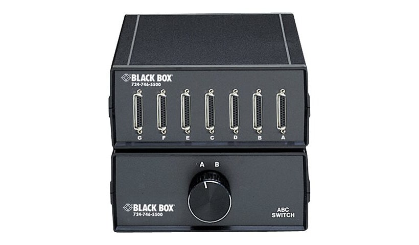 Black Box Lifetime DB25 6 to 1 Switch - commutateur - 6 ports
