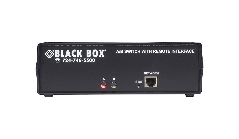 Black Box Remotely Controlled Layer 1 A/B Switch Fiber Multimode, SC, 1 x 2