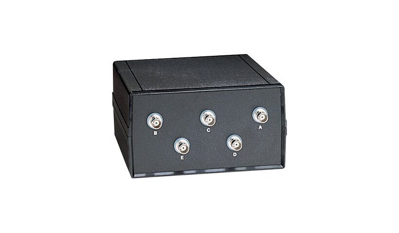 Black Box Coax Switch ABCDE (4 to 1) - switch - 4 ports